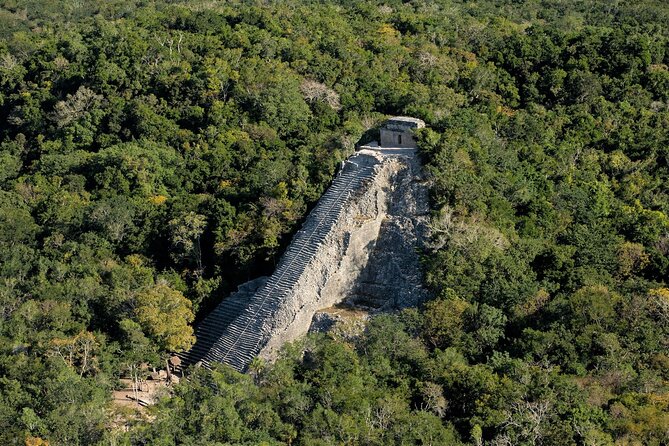 Maya Adventure from Cancun Coba and Tulum Ruins with Cenote swim - Coba and the long climb to Nohoch Mul