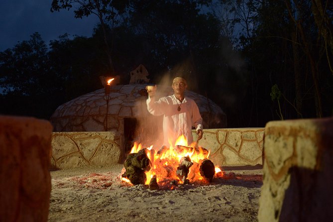 Maya Temazcal Night Ceremony from Cancun with Cenote Swim and Dinner - The drive from Cancun changes the length of the outing