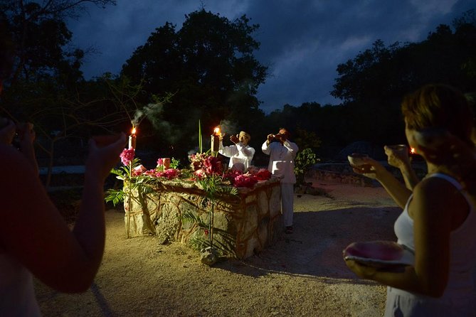 Night Mayan Temazcal Purification Ceremony - From Cancun hotels to Dos Palmas