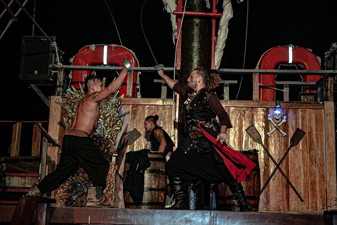 Night Pirate Show in Cancun aboard a Pirate Ship Lobster Dinner - What to wear for a night on deck