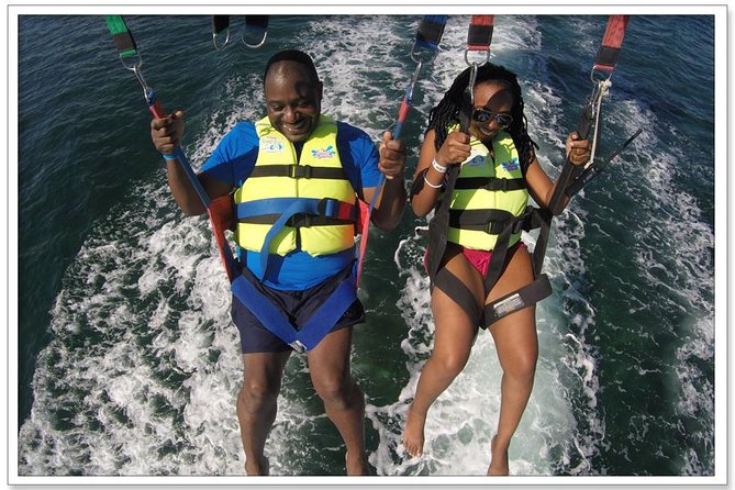 Parasailing Tour - The view from 260 feet over Cancun