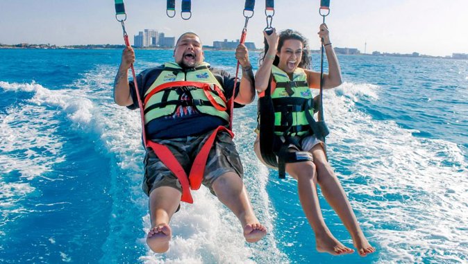 Parasailing Tour - The real cost: $60 plus the dock fee