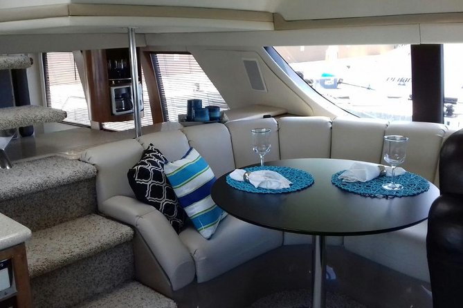 Playa Mujeres rent a Yacht 4hrs with Food and drinks aboard CA55 - The boat, group size, and comfort