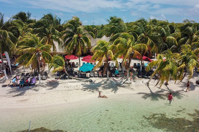 Plus Full Day Catamaran Tour to Isla Mujeres All Inclusive - The beach club and Isla Mujeres center