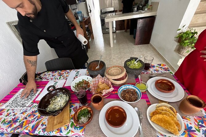 Private Authentic Mexican Cooking Class in Cancun with Alberto - Poblano peppers and the choice of a main dish