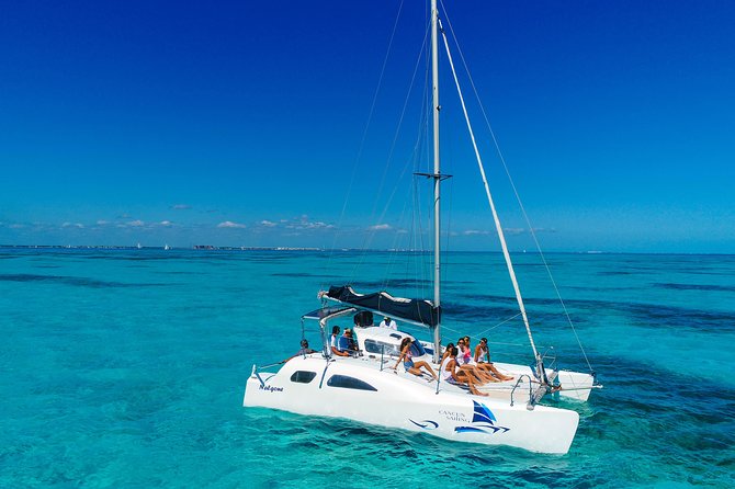 Private Catamaran from Cancun to Isla Mujeres for up to 13 People - Drinks, food, and the real price