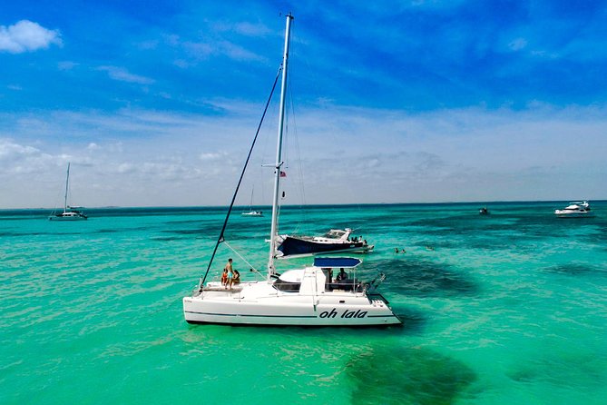 Private Catamaran from Cancun to Isla Mujeres | For up to 25 ppl - Setting sail from Marina Las Perlas