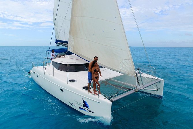 Private Catamaran from Cancun to Isla Mujeres | For up to 30 pepl - A private catamaran with room to make the day yours
