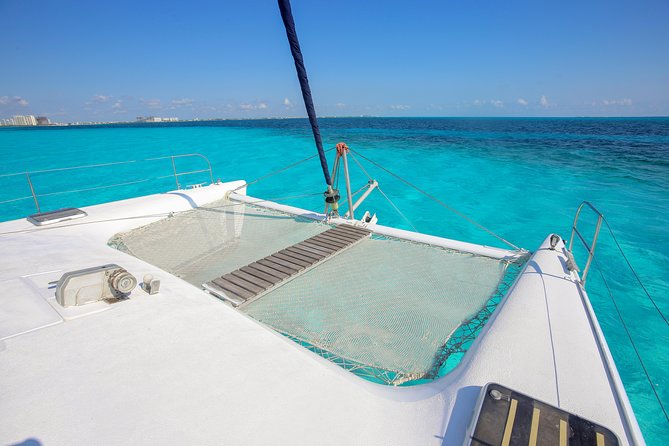 Private Catamaran from Cancun to Isla Mujeres | For up to 40 pp - Spinnaker sailing and the best views