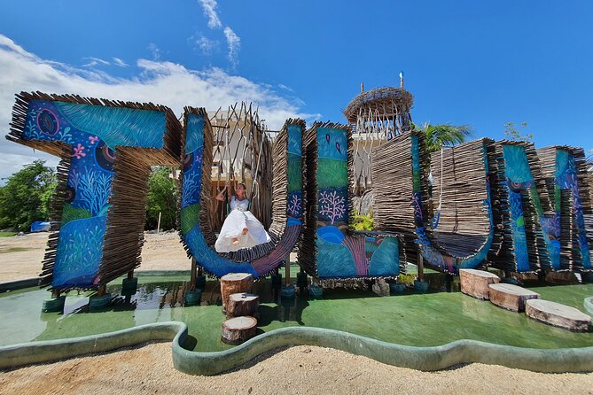 Private City Tour Tulum - Sfer Ik: a wooden gallery unlike a standard museum