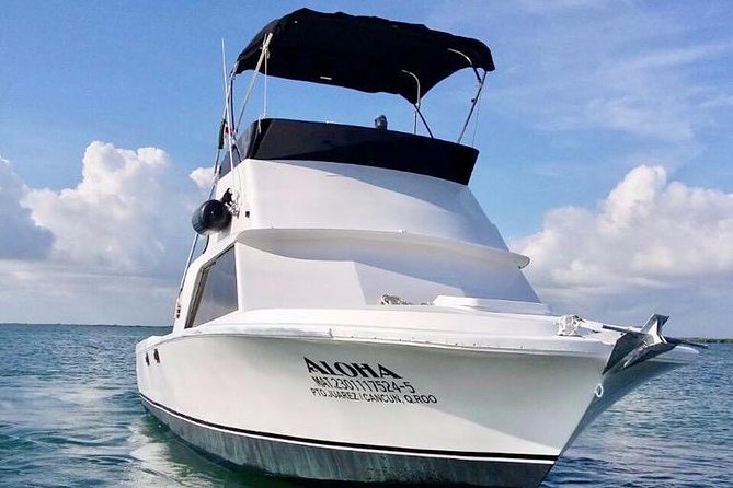 Private fishing charter Bertram 31ft 6 pax max if you don't fish you don't pay - Weather, seasickness, and the lagoon backup