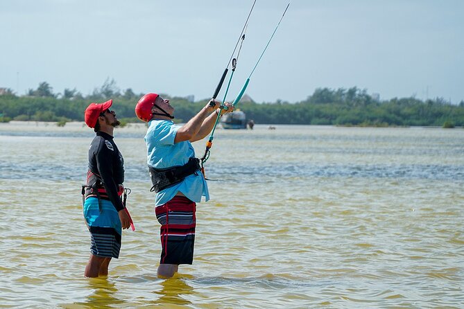 Private Kiteboarding lesson in Cancun - Why Isla Blanca works so well for learning
