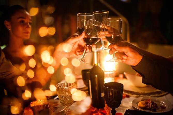 Private Luxury Sunset Dinner Cruise – 51' Leopard Yacht in Cancun - A five-course meal prepared onboard
