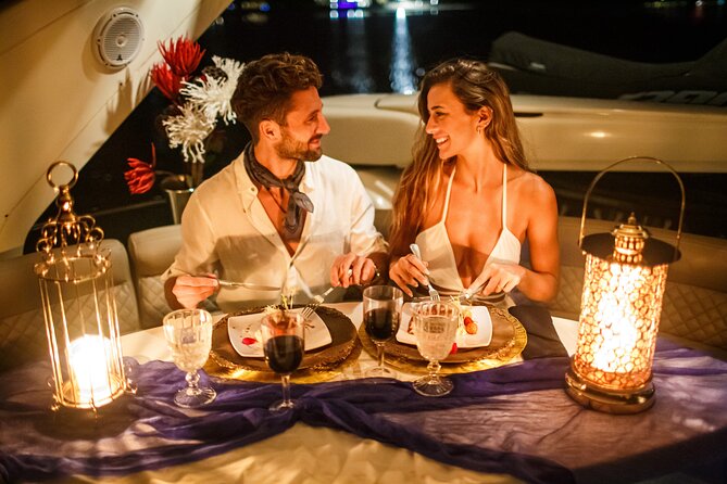 Private Luxury Sunset Dinner Cruise – 51' Leopard Yacht in Cancun - Leaving Marina Muelle Flamingos in Cancun