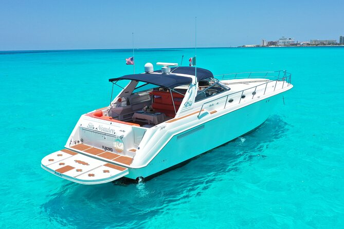 Private Luxury Yacht 55FT Rental in Cancun - Starting at Cenzontle 13 and entering Nichupte Lagoon