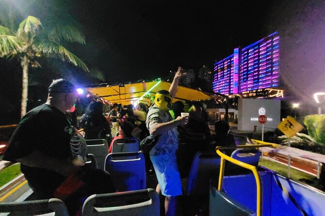 Private Party Bus Loop in Cancun - Tulum Avenue and downtown Cancun