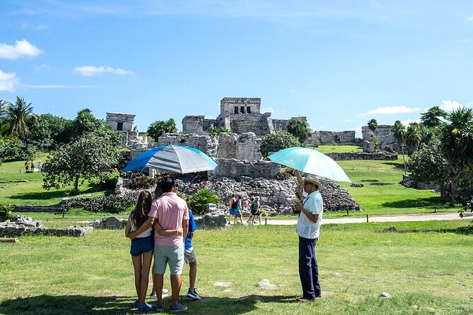 Private Tour: Coba and Tulum Ruins from Cancun - Tulum’s walls above the Caribbean