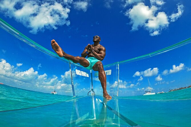 Private Tour Isla Mujeres excursion in Transparent Boat - A private group price of $404.96