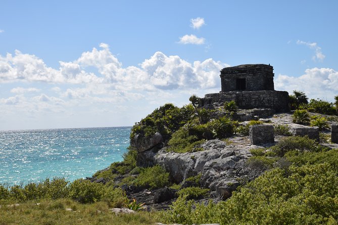 Private Tulum Ruins, Reef Snorkel & Cenote Adventure - Tulum ruins beside the Caribbean
