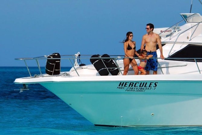 Private Yacht - 46 ft SeaRay Cancun Bay Snorkel 23P4 - What the route feels like from Cancun Bay to Isla Mujeres