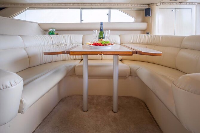 Private Yacht Rental Sea Ray 46ft Cancun 23P3 - Crew service, music, and celebrations