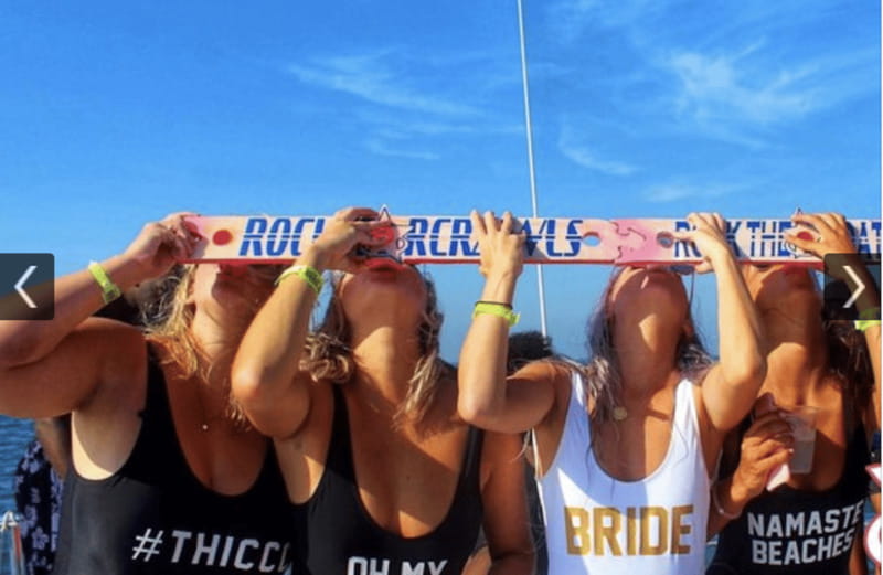 Rockstar Boat Party Cancun - Booze Cruise Cancun (18+) - Sandwiches and the champagne finale