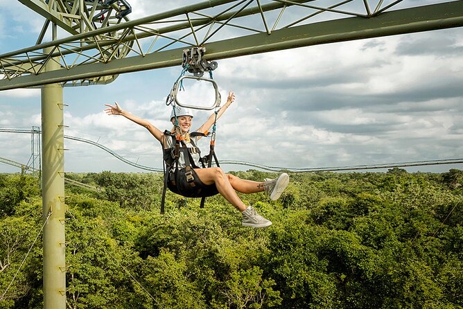 Selvatica Adventure Park ATV and Ziplines in Cancun and Riviera Maya - Tarzania, the coaster with a jungle view