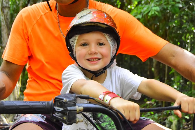 Single ATV, Horseback Riding, Ziplines and Cenote Swim - Horseback riding through the trees