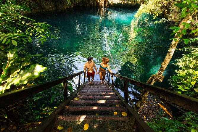 Small Group Explore 3 Secret Cenotes with Tequila Tasting - The Zipline and Jumping Platform Add Real Fun