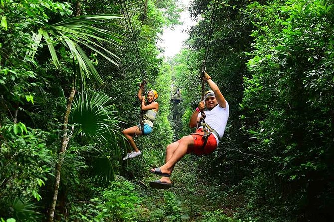 Snorkel, ATV, Zipline and Cenote Adventure from Cancun - ATV riding on a rough, controlled course