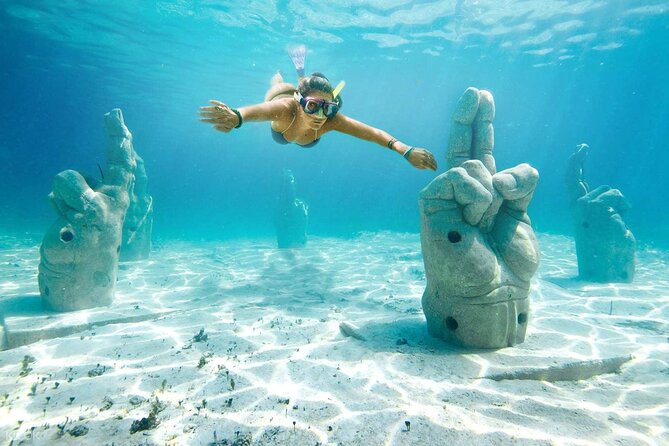Snorkeling in Isla Mujeres and Underwater Museum - The final snorkeling stop and free-water time