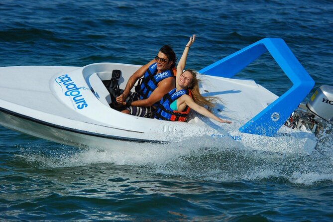 Speedboat Excursion: Thrilling Drive & Snorkel in Cancun Lagoon! - A fast start from Marina Chac Chic