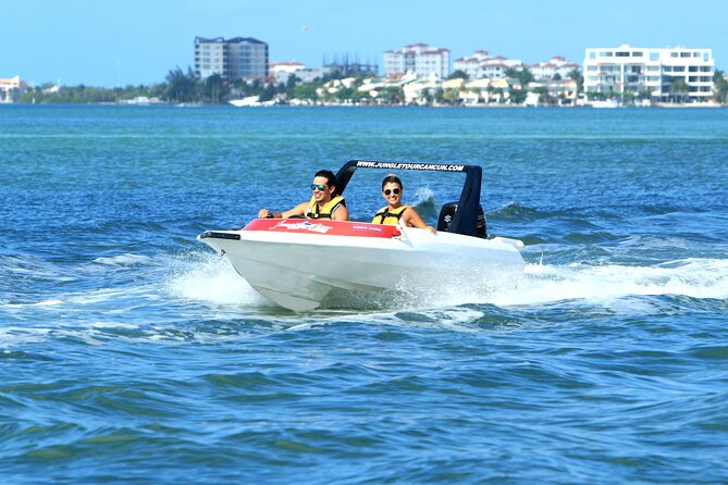 Speedboat Tour with Snorkeling in Cancun – Drive Your Own Boat! - Taking the wheel on Nichupté Lagoon