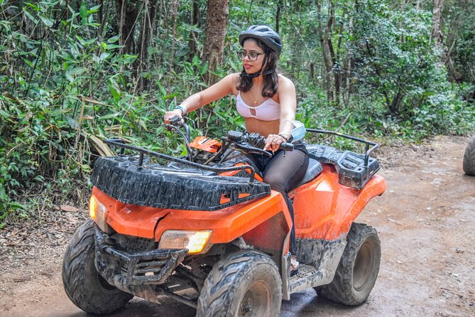 The best adrenaline day Atvs shared, ziplines and cenote Playa del Carmen - Snacks, water, and the extra tasting
