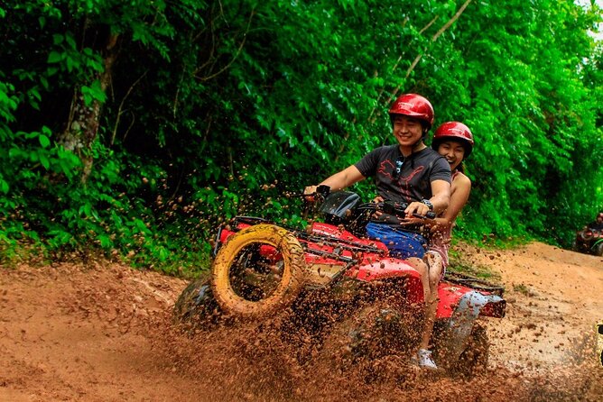 The Best Adrenaline Park! ATV´s Ziplines & Cenote swim experience from Cancun - Cancun transportation can make or break the day