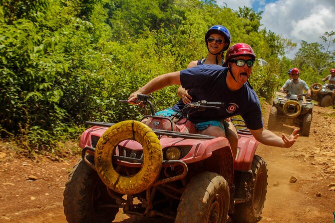 The Best Adrenaline Park! ATV´s Ziplines & Cenote swim experience from Cancun - The cenote swim is the day’s most special stop