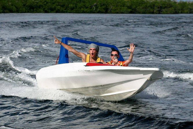 The Best Speedboat Tour In Cancun through Nichupte Lagoon, Snorkel included. - Mangrove canals and the chance to spot crocodiles