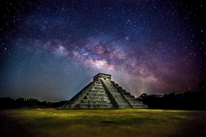 The majestic night show of kukulkan in Chichen Itza Valladolid & Cenote included - What this Cancun to Chichen Itza day is really like