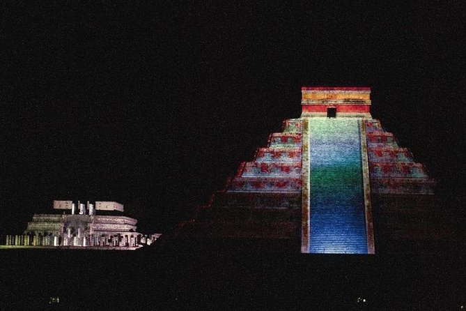 The majestic night show of kukulkan in Chichen Itza Valladolid & Cenote included - Food, cash, and comfort planning