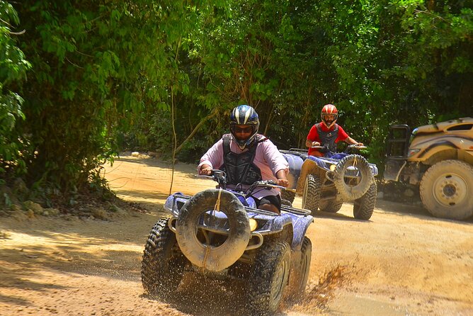 Top ATV's in Mexico includes Cenote, Ziplines, snack & transport. - Guides can make or break the outing