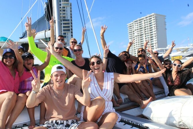 Top Isla Mujeres Catamaran Tour with Snorkel Open Bar and Buffet lunch - Transport From Cancun, Playa del Carmen, and Puerto Morelos