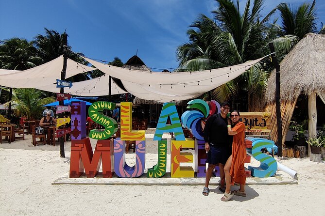 Top Isla Mujeres Catamaran Tour with Snorkel Open Bar and Buffet lunch - Lunch at Icebar Beach Club