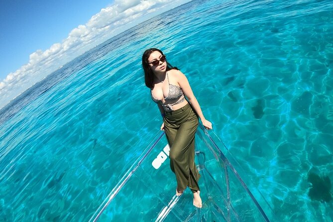 Tour Isla Mujeres excursion in Collective Transparent Boat - How much marine life might you see?