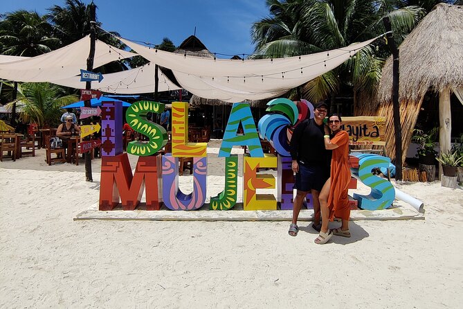 Trip to Isla Mujeres by Catamaran, with snorkeling and drinks - The private beach club and buffet