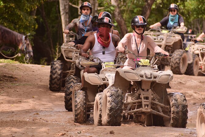 Tulum Adrenaline Tour ATV Ziplines and Cenote Swim Day - Lunch gives the schedule a needed pause