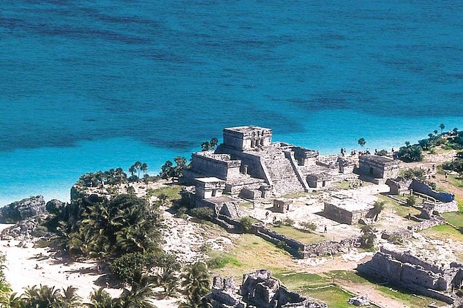 Tulum, Coba, Cenote Kuxtal and Playa Del Carmen! Deluxe 4x1 Tour - Tulum: Maya ruins above the Caribbean