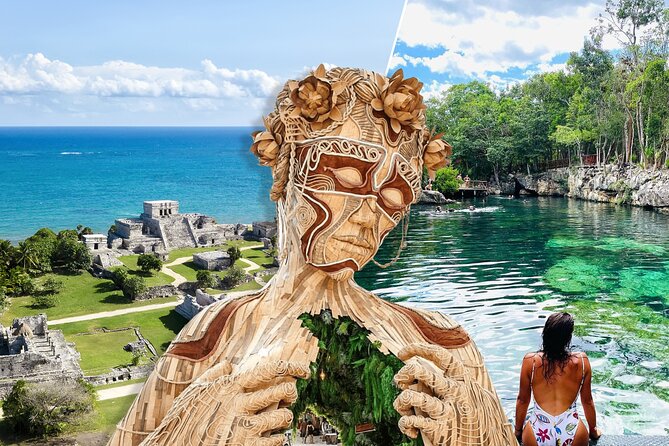Tulum Ruins 4 Cenotes & Giant Sculpture - The long road from Cancun to Tulum