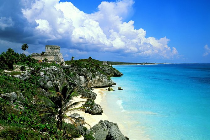 Tulum Ruins, ATV Extreme and Cenotes Combo Tour from Cancun - Lunch with chicken, rice, beans, and salsa