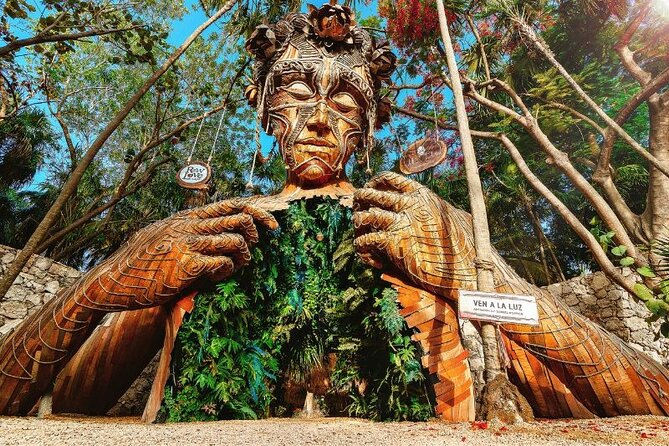Tulum Ruins visit cenotes house turtle and Sculpture Come to Light - The guide and group experience