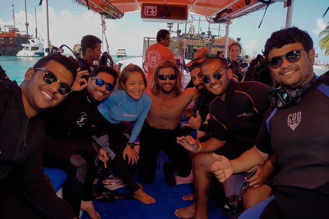 Two Reefs For Certified Divers in Cancun - Punta Negra at roughly 55 feet